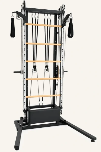 Vimora aluminum-frame Gyrotonic machine with spiral tower, for professional studio use