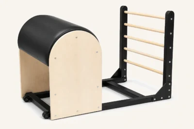 Vimora maple wood Pilates ladder barrel with steel frame, for professional studio use