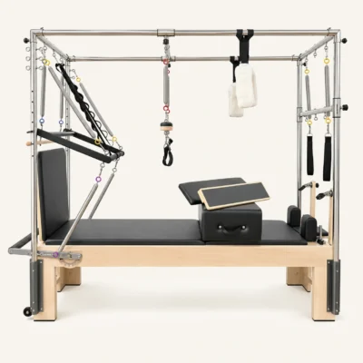 Vimora maple wood 3-in-1 Pilates reformer, for professional studio use