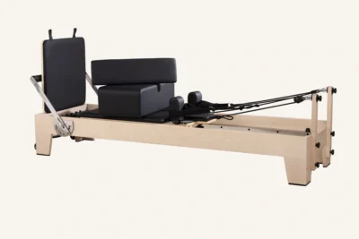 Vimora maple wood Pilates reformer, for professional studio use