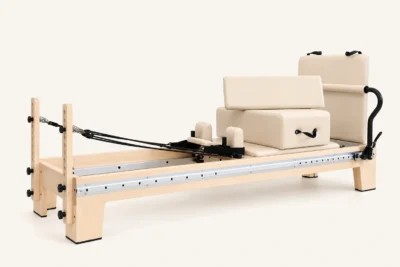 Vimora maple wood full track Pilates reformer, for professional studio use